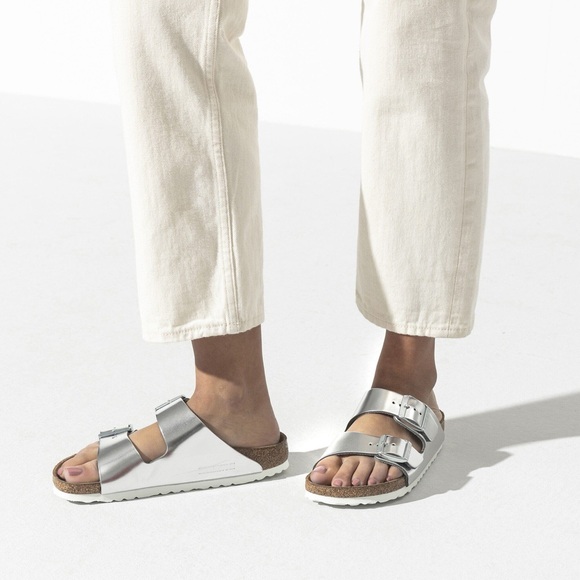 Birkenstock Arizona Soft Footbed Slide Sandal - Picture 1 of 8